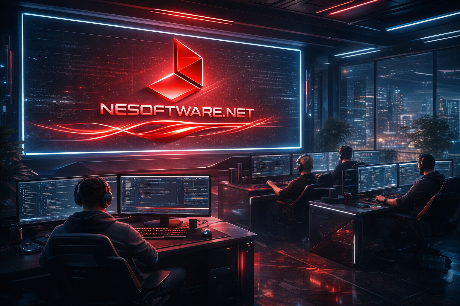 Equipo Nesoftware trabajando