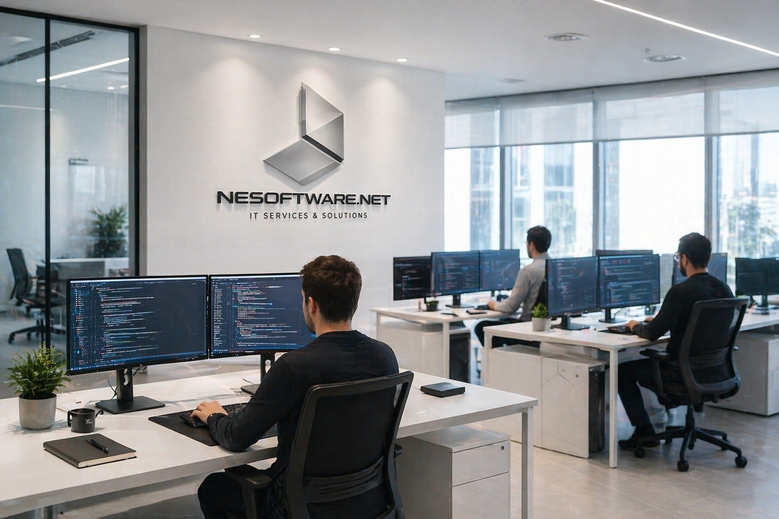 Equipo Nesoftware trabajando